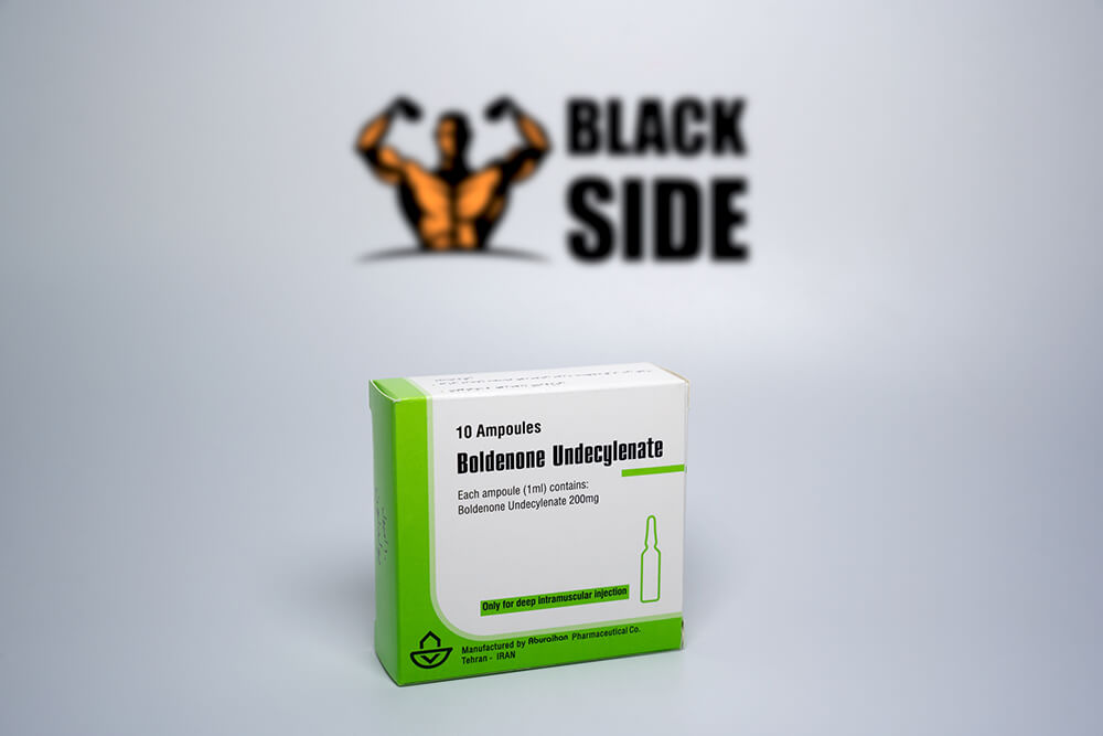 Boldenone Undecylenate Болденон Ундесиленат Aburaihan Pharmaceuticals Co | 1 ампула - 200 мг/мл - Black Side