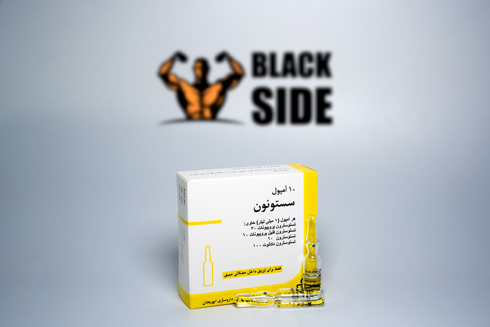 Sustanon Сустанон Aburaihan Pharmaceuticals Co | 1 ампула/мл - 250 мг/мл - Black Side