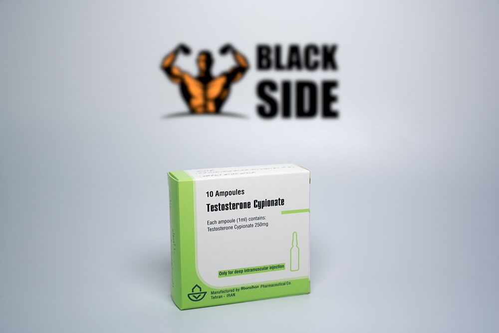 Testosterone Cypionate Тестостерон Ципионат Aburaihan Pharmaceuticals Co | 1 ампула/мл - 250 мг/мл - Black Side