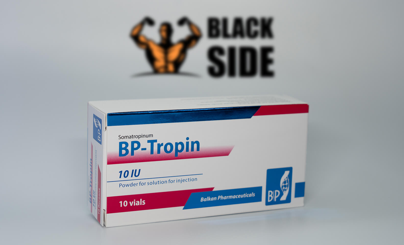 BP-Tropin Гормон Роста Balkan Pharmaceuticals | 10 IU - Black Side