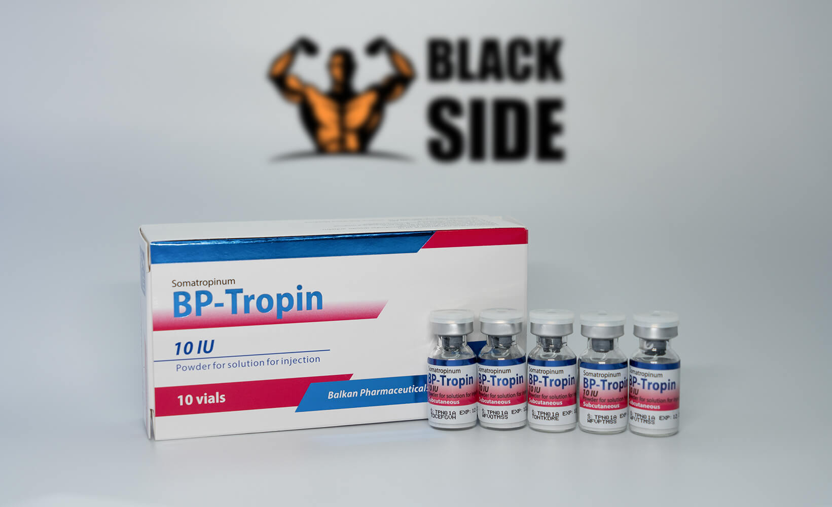 BP-Tropin Гормон Роста Balkan Pharmaceuticals | 10 IU - Black Side