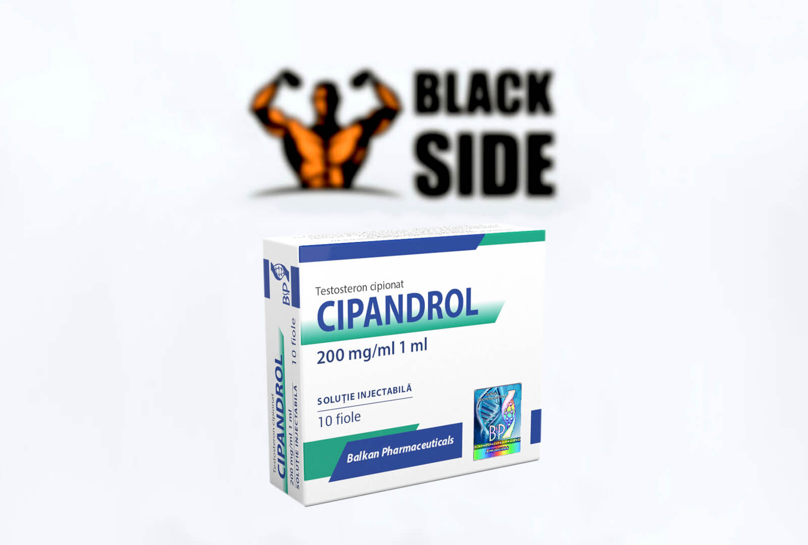 Cipandrol Тестостерон Ципионат Balkan Pharmaceuticals | 1 ампула/мл - 200 мг/мл - Black Side