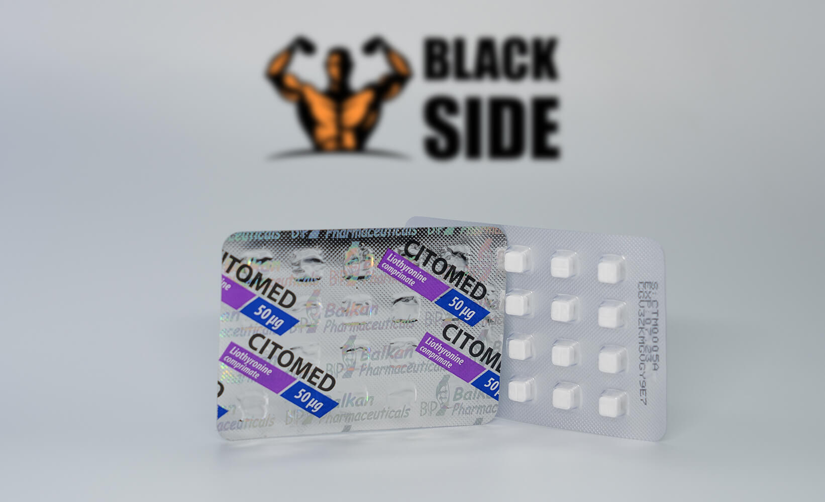 Citomed Лиотиронин Balkan Pharmaceuticals | 20 табл - 50 мкг/табл - Black Side