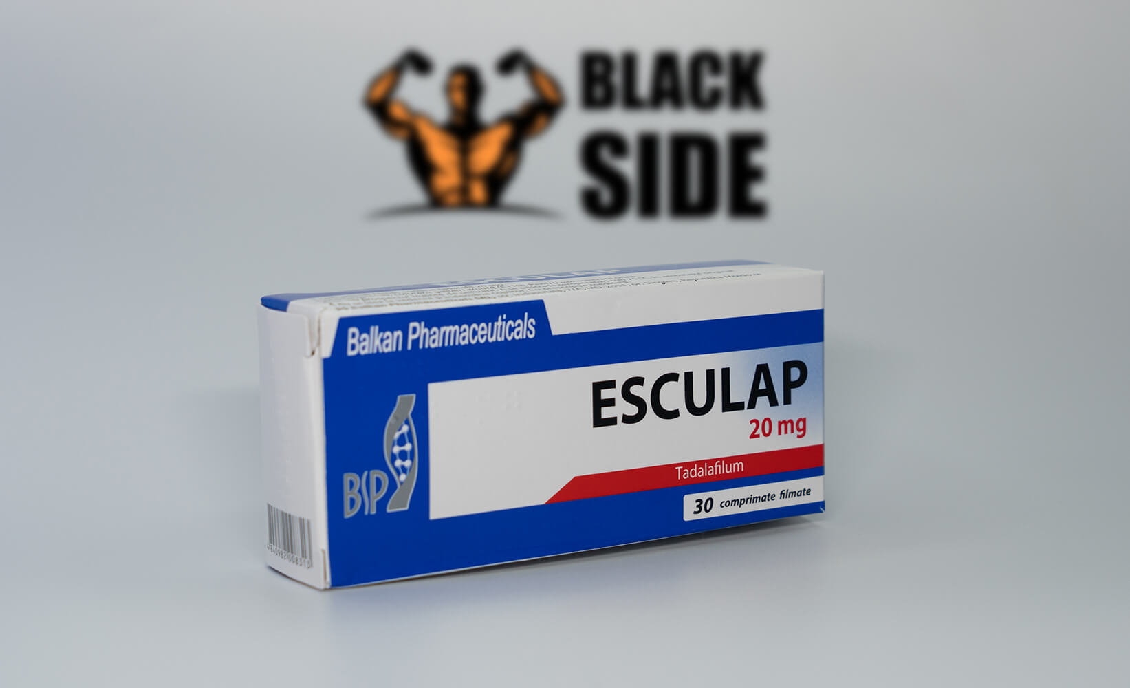 Esculap Cиалис Balkan Pharmaceuticals | 30 табл - 20 мг/табл - Black Side