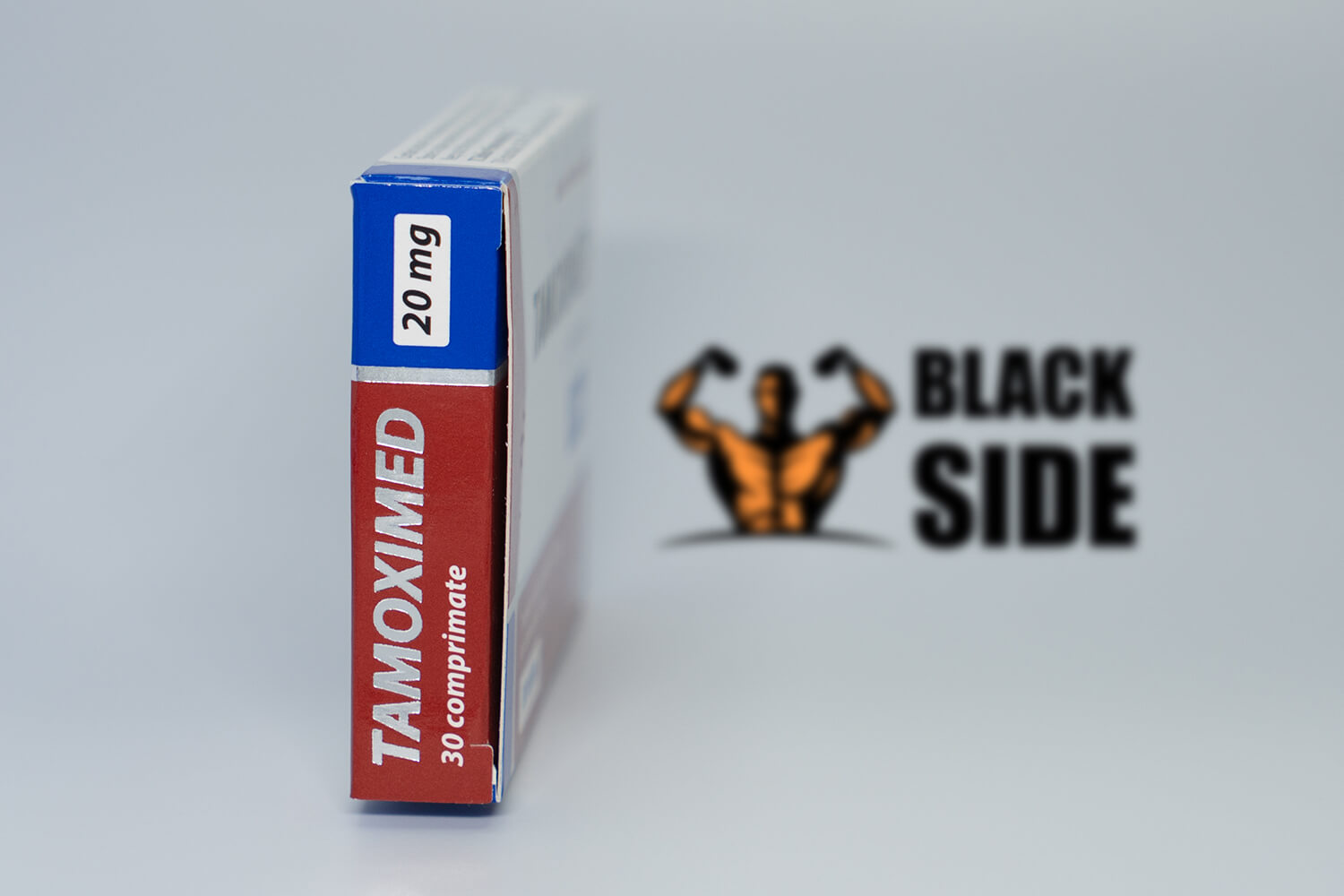 Tamoximed Тамоксифен Balkan Pharmaceuticals | 30 табл - 20 мг/табл - Black Side