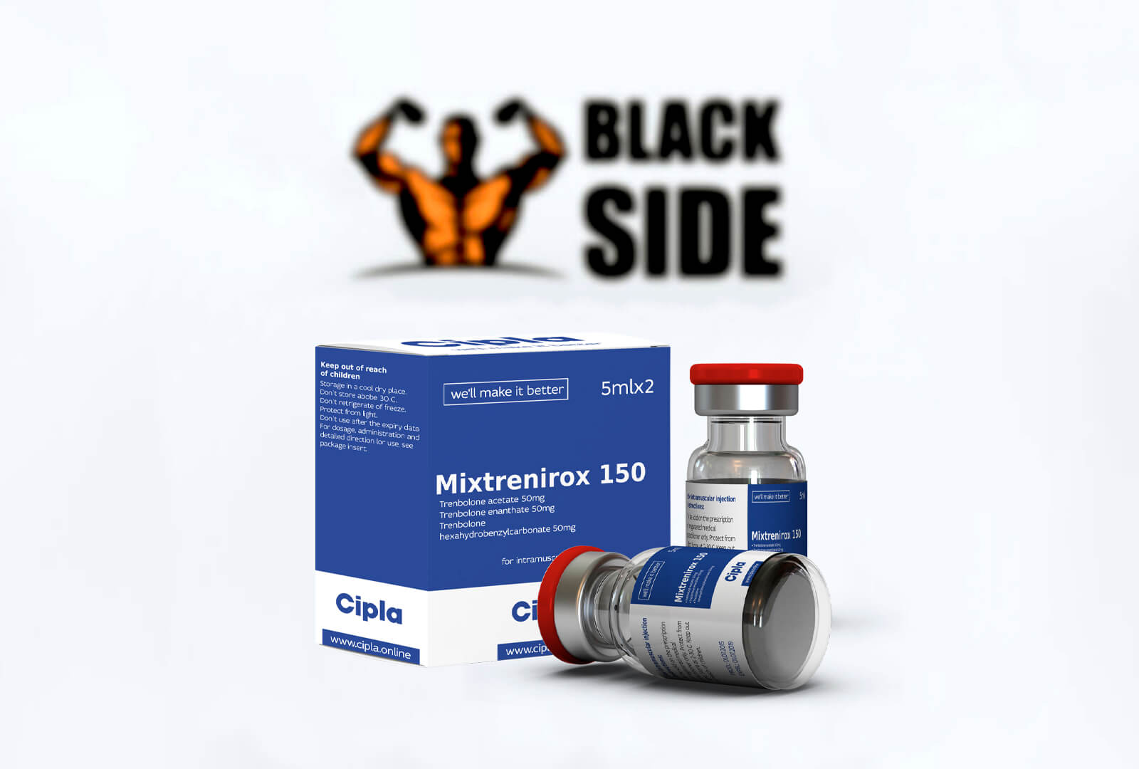 Mixtrenirox Микс Тренболона Cipla | 10 мл - 150 мг/мл - BlackSide.com.ua Mixtrenirox Микс Тренболона Cipla | 10 мл - 150 мг/мл - Black Side