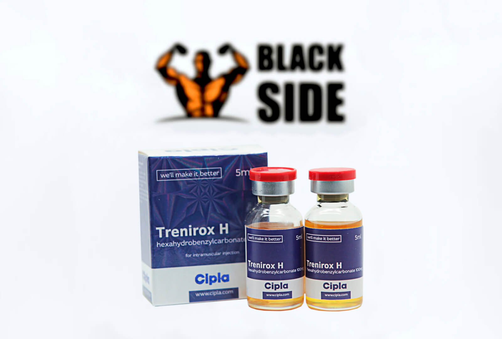 Trenirox H Тренболон Гекса Cipla | 10 мл - 100 мг - Black Side