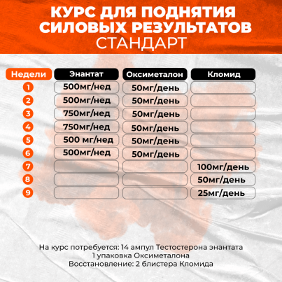 Курс для поднятия силовых результатов Стандарт