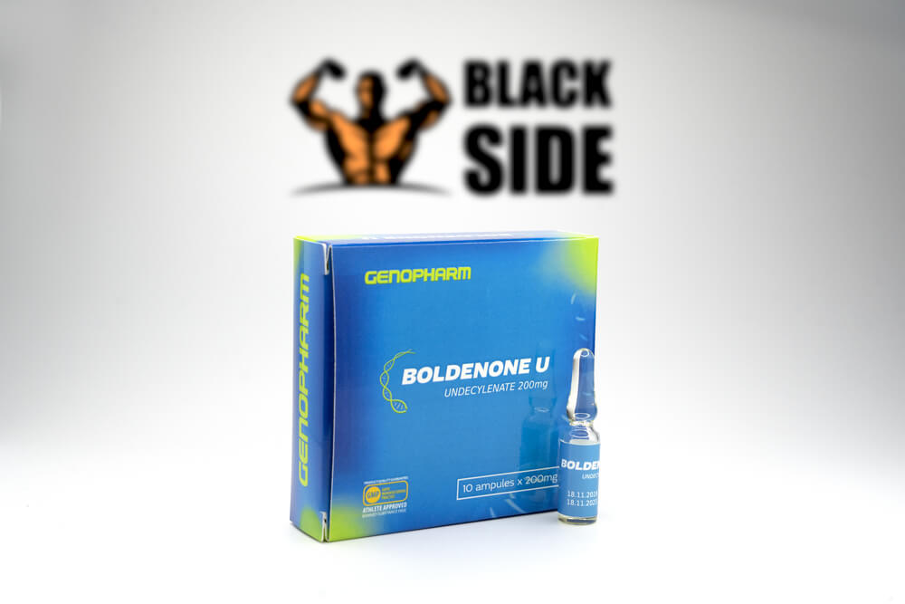 Boldenone U Болденон Genopharm | 1 ампула - 200 мг/мл - Black Side