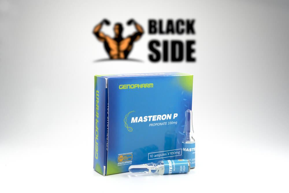 Masterone P Мастерон Пропионат Genopharm | 1 ампула/мл -100 мг/мл - Black Side
