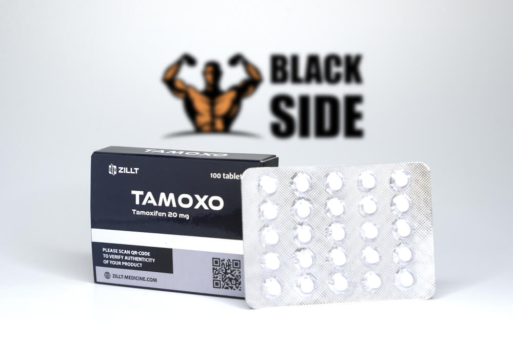 Tamoxo Тамоксифен Zillt Medicine | 25 табл - 20 мг/табл - Black Side