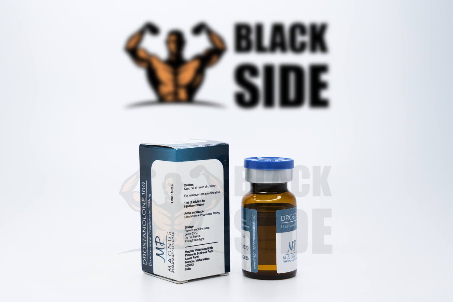Drostanolone 100 Мастерон Пропионат Magnus Pharmaceuticals | 10 мл/флакон - 100 мг/мл - Black Side