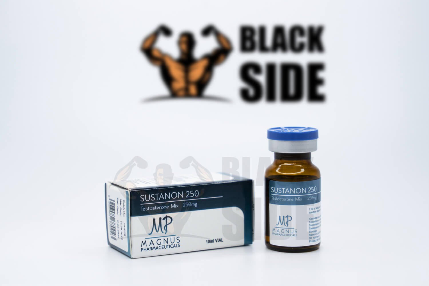 Sustanon 250 Сустанон Magnus Pharmaceuticals | 10 мл - 250 мг/мл - Black Side
