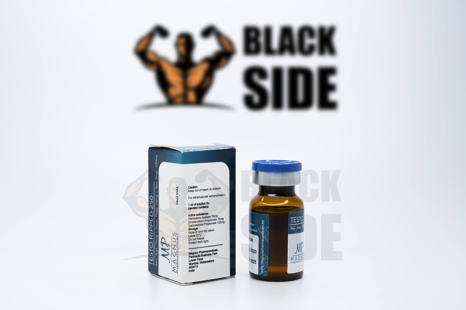 Testo Ripped 250 Микс Magnus Pharmaceuticals | 10 мл/флакон - Black Side