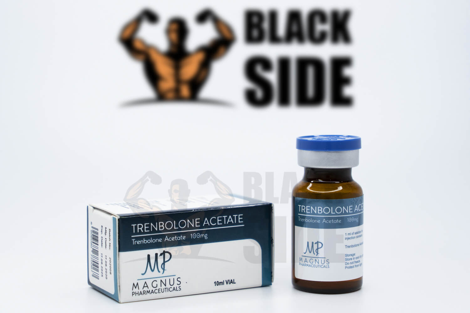 Trenbolone Acetate Тренболон Ацетат Magnus Pharmaceuticals | 10 мл/флакон - 100 мл - Black Side