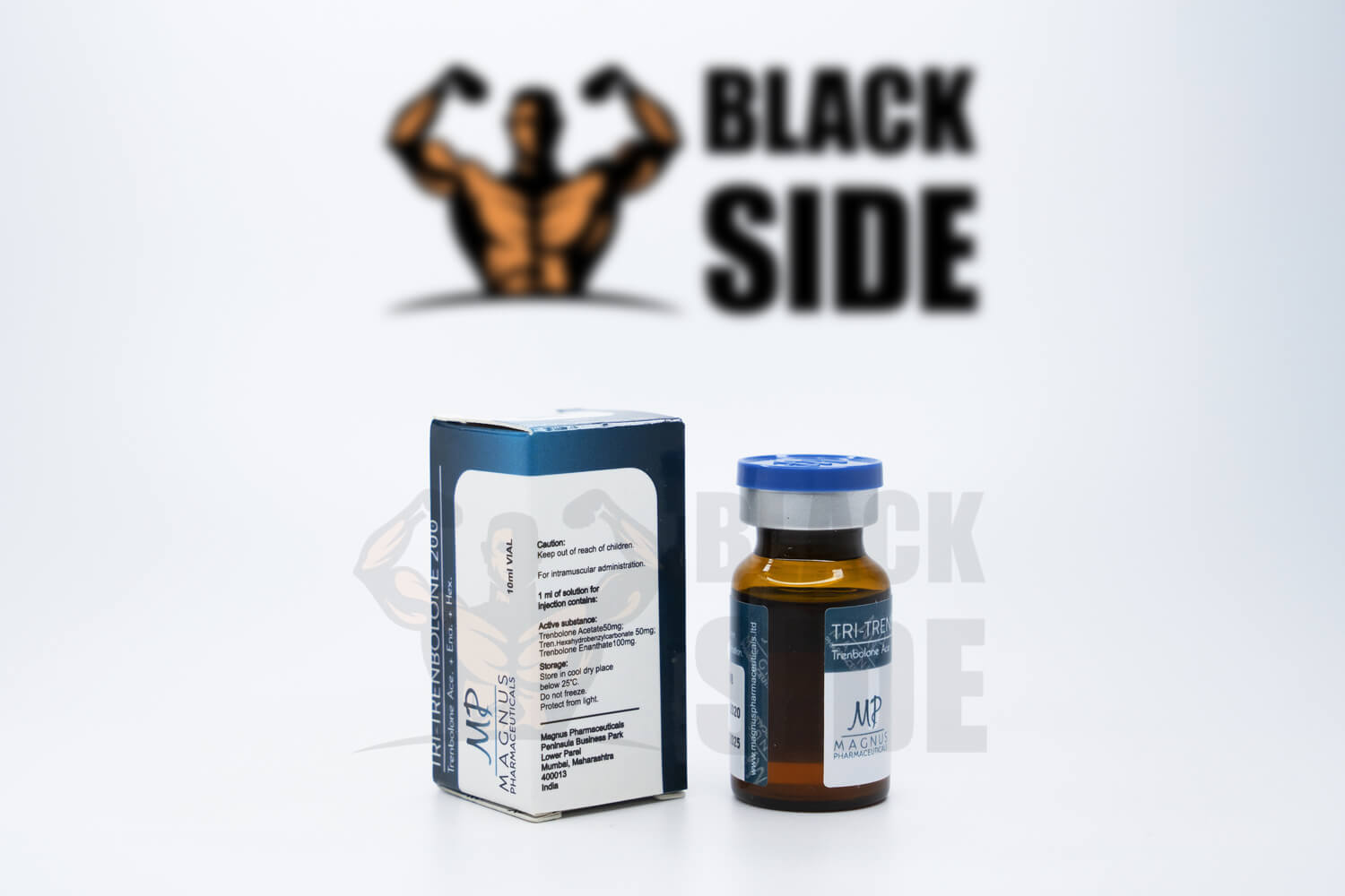 Tri-Trenbolone 200 Микс Тренболона Magnus Pharmaceuticals | 10 мл/флакон - 200 мг/мл - Black Side