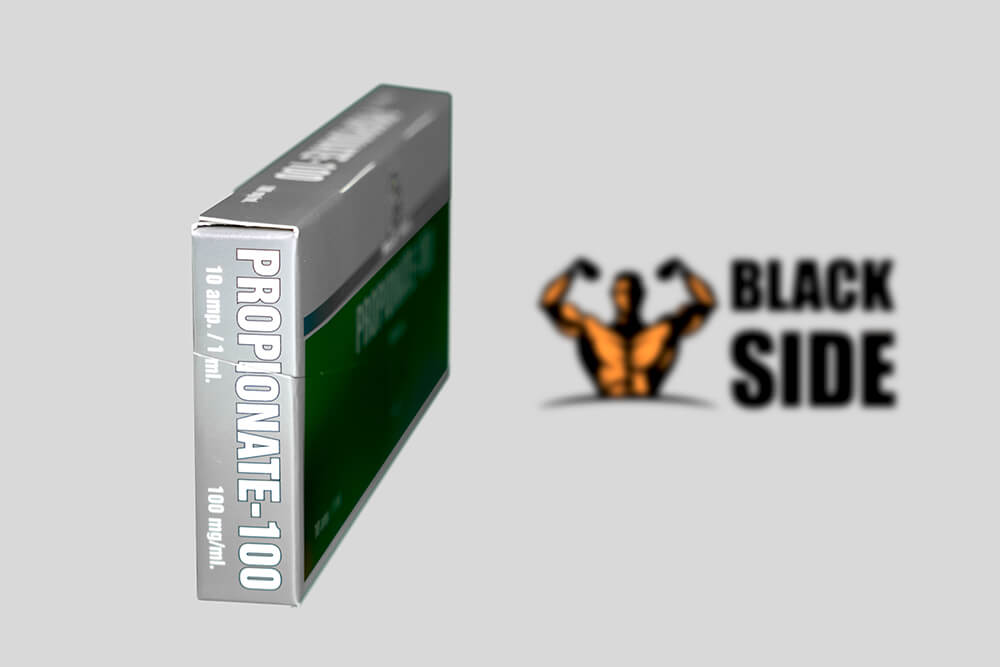 Propionate-100 Тестостерон Пропионат Malay Tiger | 1 ампула/мл - 100 мг/мл - Black Side