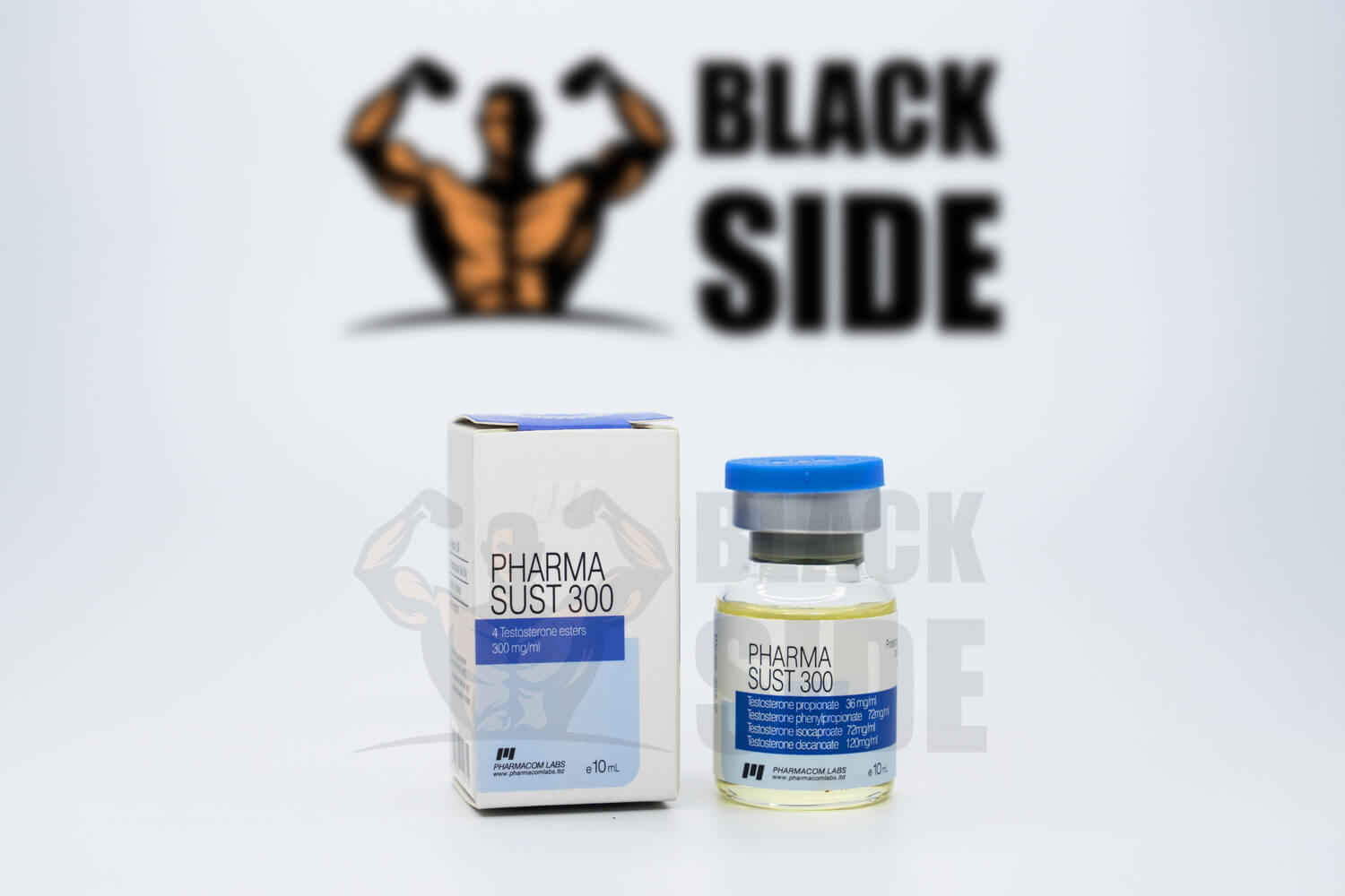 Pharma Sust 300 Тестостерон Микс Pharmacom Labs | 300 мг/мл - Black Side