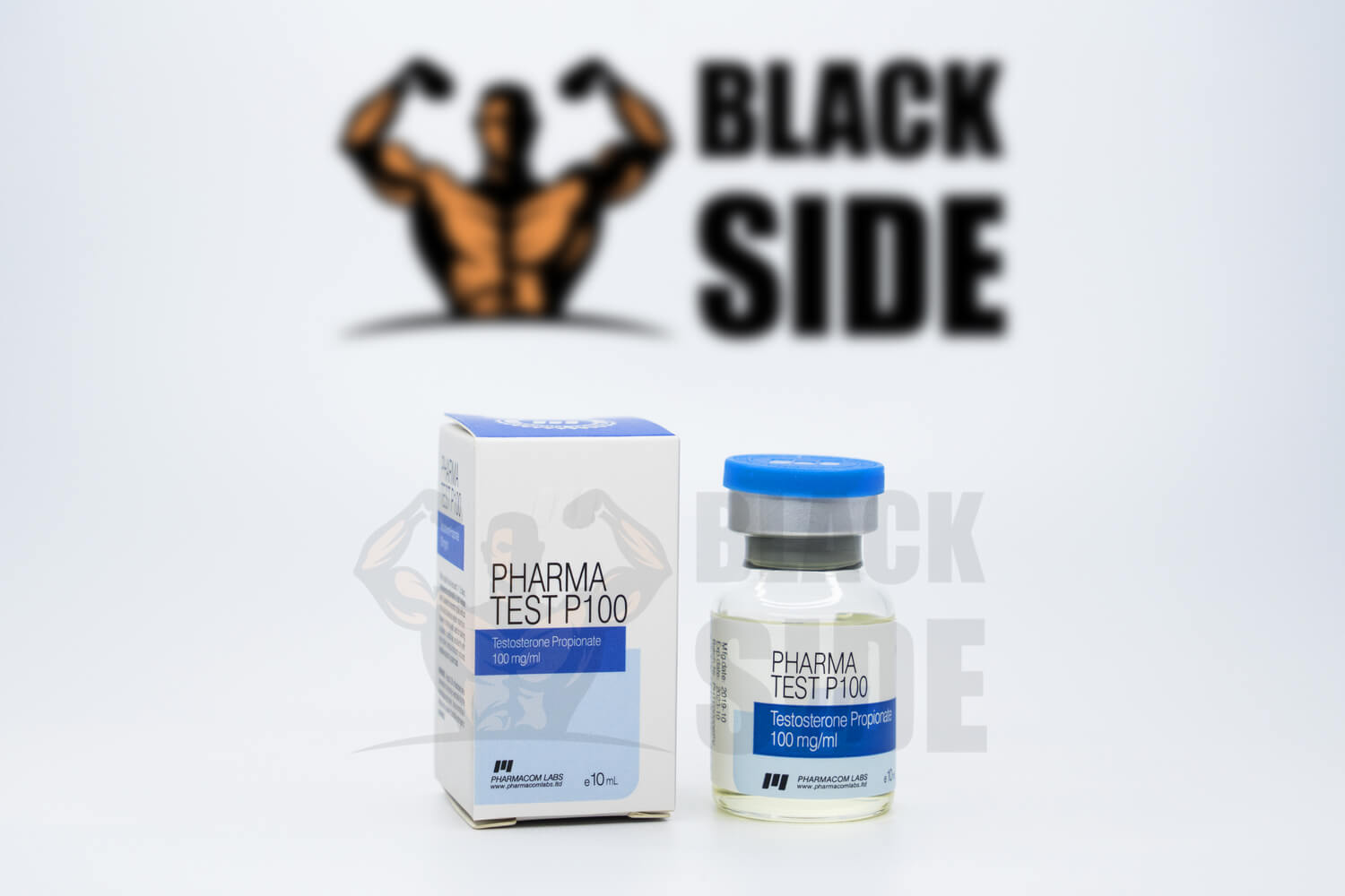 Pharma Test P100 Тестостерон Пропионат Pharmacom Labs | 100 мг/мл - Black Side
