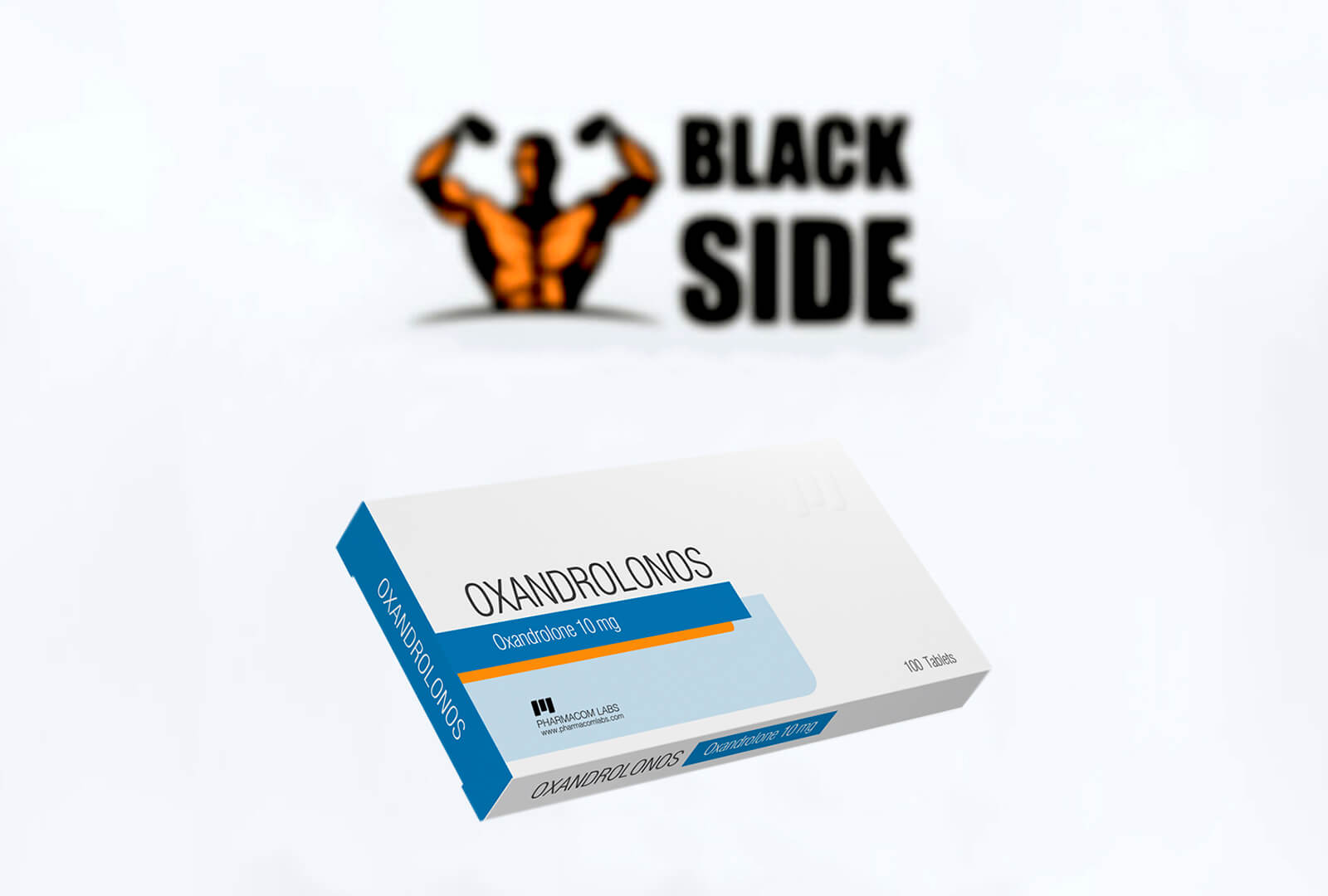 Oxandrolonos Оксандролон Pharmacom Labs | 50 табл - 10 мг/табл - Black Side