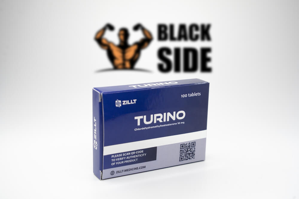 Turino Туринабол Zillt Medicine | 100 табл - 10 мг/табл - Black Side