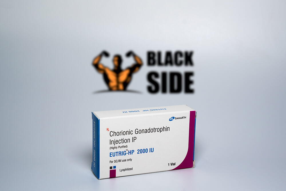 Chorionic Gonadotropin Гонадотропин Хорионический Samarth IP EUTRIG-HP 2000 IU - Black Side