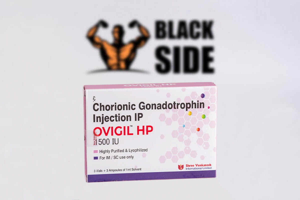 Ovigil HP Gonadotropin Гонадотропин 1500IU | 1vial - Black Side