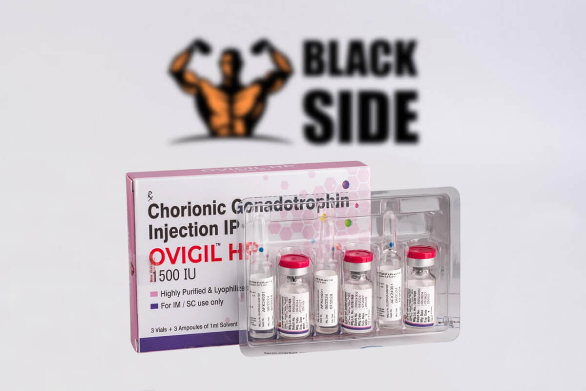 Ovigil HP Gonadotropin Гонадотропин 1500IU | 1vial - Black Side