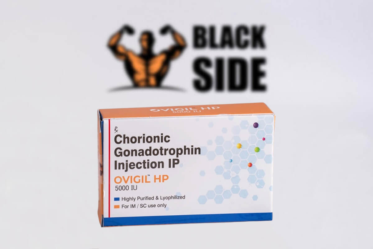 Ovigil HP Gonadotropin Гонадотропин 5000IU - Black Side