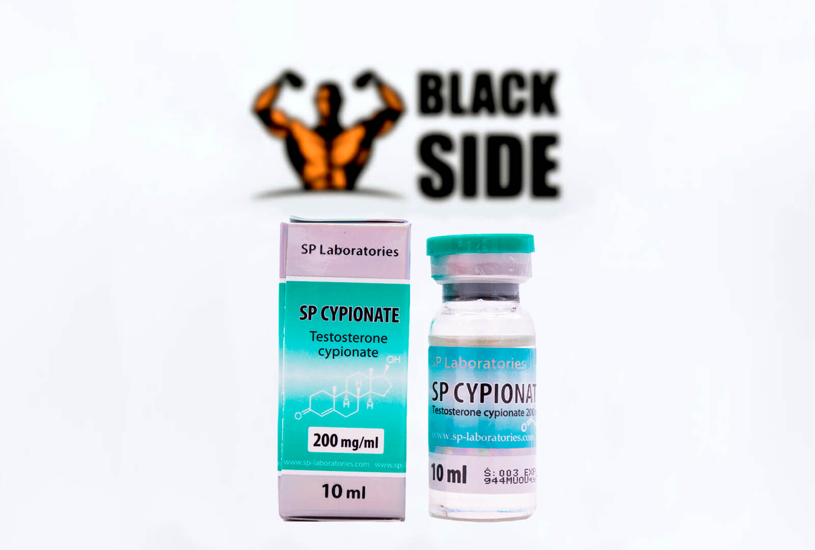 SP Cypionate Тестостерон Ципионат SP Labs | 10 мл/флакон - 200 мг/мл - Black Side