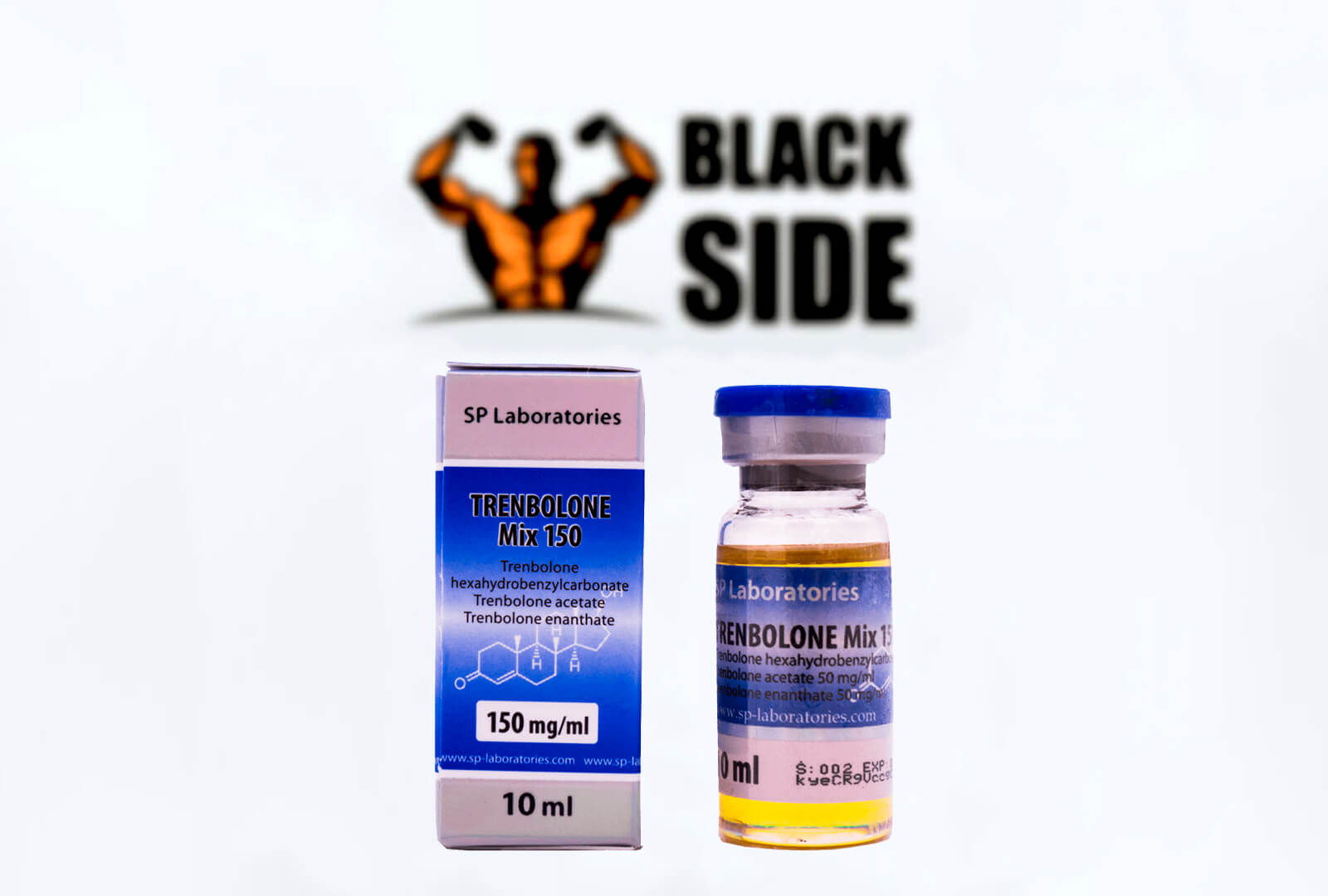 Trenbolone Mix Микс Тренболона SP Labs | 10 мл/флакон - 150 мг/мл - Black Side