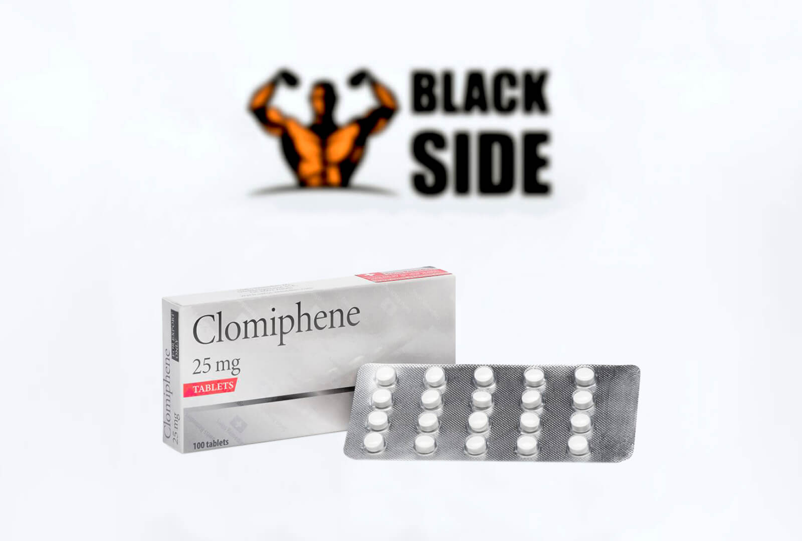 Clomid Кломид Swiss Remedies | 100 табл - 25 мг/табл - Black Side