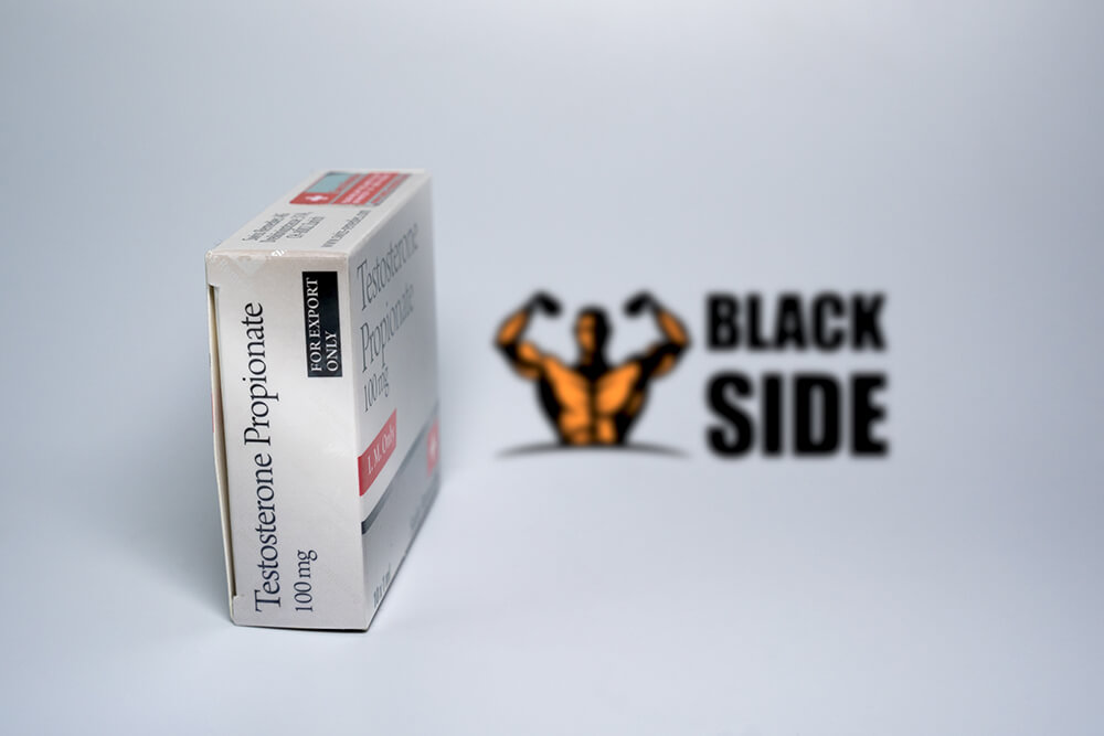Testosterone Propionate Тестостерон Пропионат Swiss Remedies | 10 ампул/мл - 100 мг/мл - Black Side