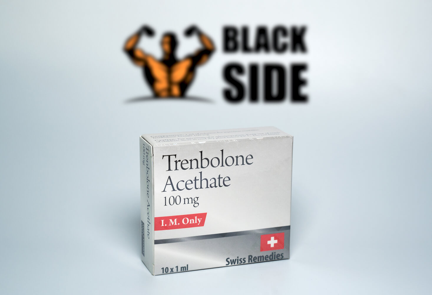 Trenbolone Acetate Тренболон Ацетат Swiss Remedies | 10 ампул/мл - 100 мг/мл - Black Side