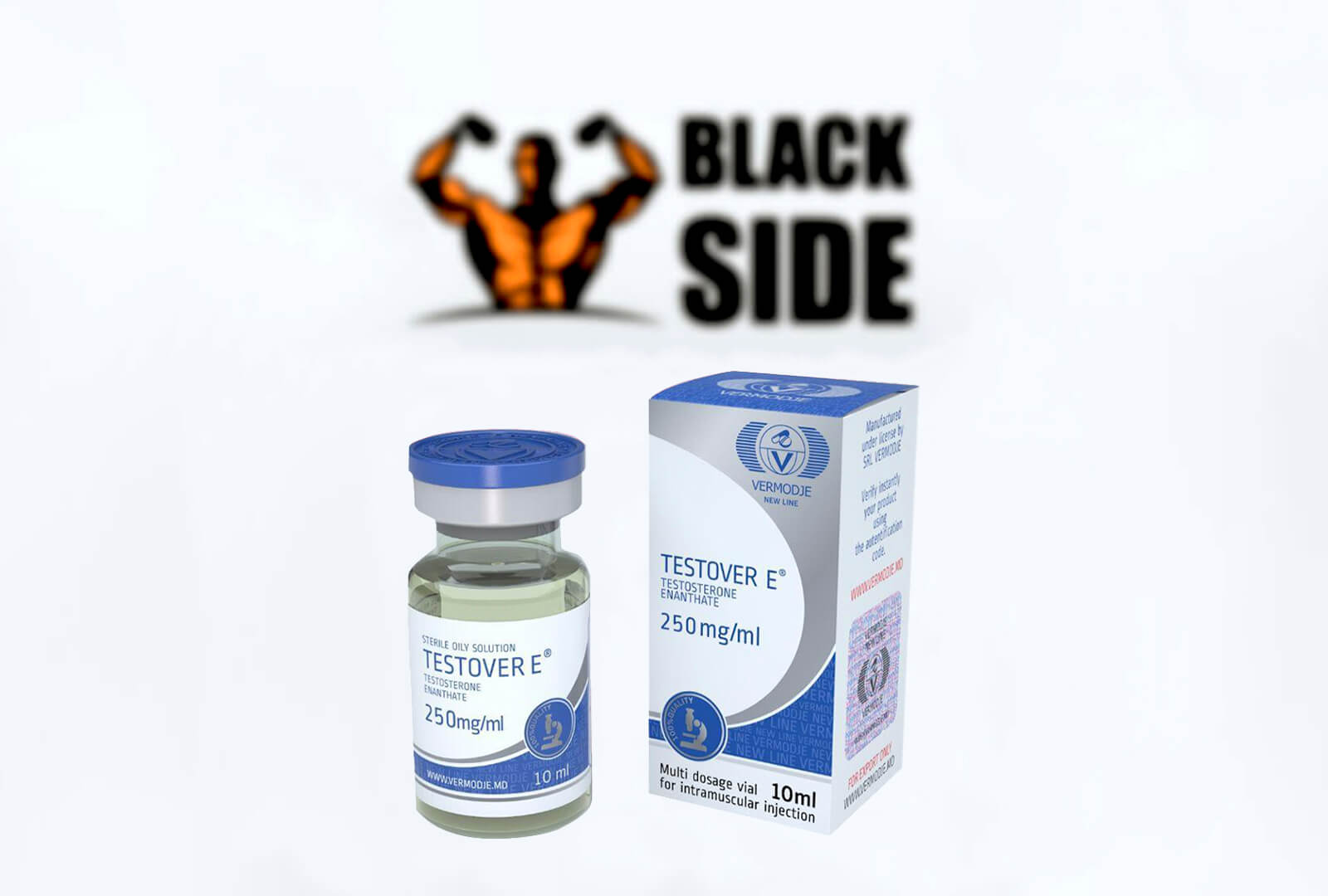 Testover E Тестостерон Энантат Vermodje | 10 мл/флакон - 250 мг/мл - Black Side