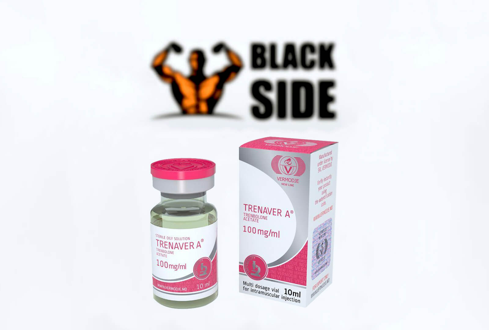Trenaver A Тренболон Ацетат Vermodje | 10 мл/флакон - 100 мг/мл - Black Side
