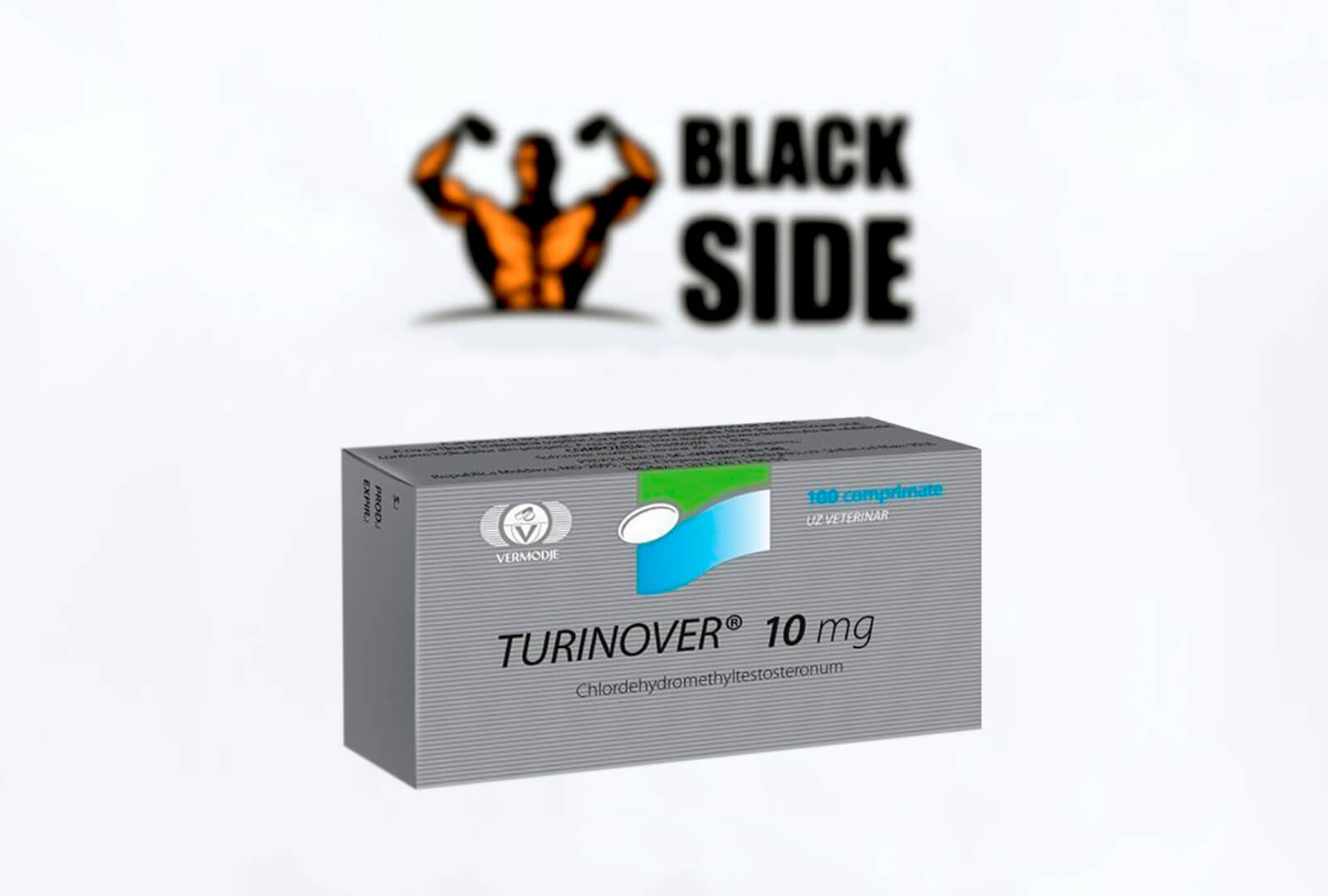 Turinover Туринабол Vermodje | 50 табл - 10 мг/табл - Black Side