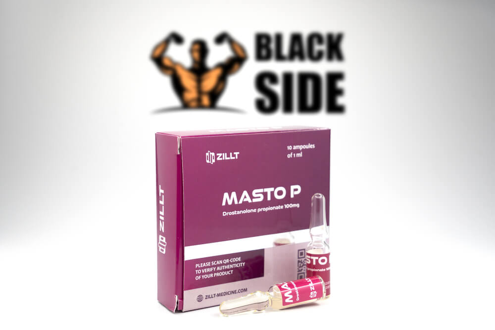 Masto P Мастерон Пропионат Zillt Medicine | 1 ампула/мл - 100 мг/мл - Black Side