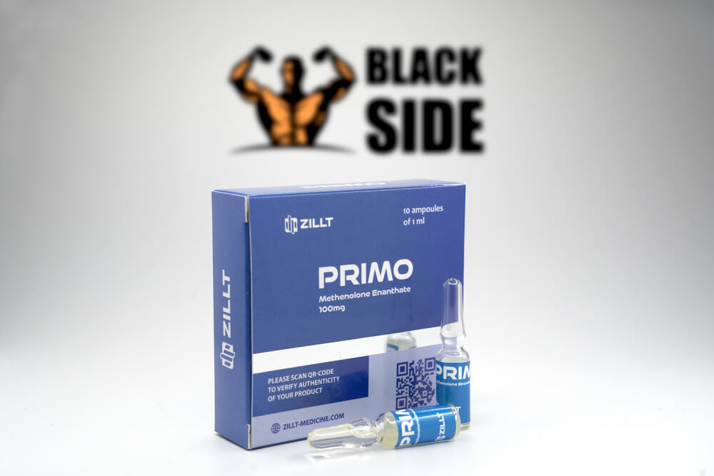 Primo Примоболан Zillt Medicine | 1 ампула/мл - 100 мг/мл - Black Side