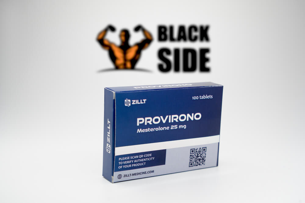 Provirono Провирон Zillt Medicine | 25 табл - 25 мг/табл - Black Side