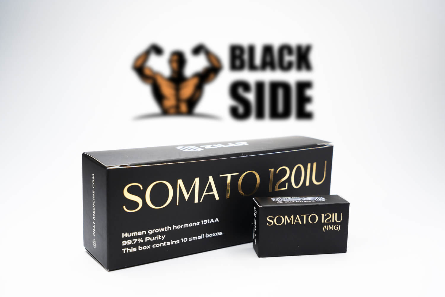 Somato Гормон Роста Zillt Medicine | 120 IU - Black Side