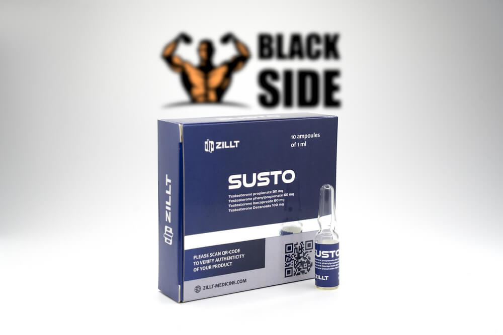 Susto Сустанон Zillt Medicine | 1 ампула/мл - 250 мг/мл - Black Side