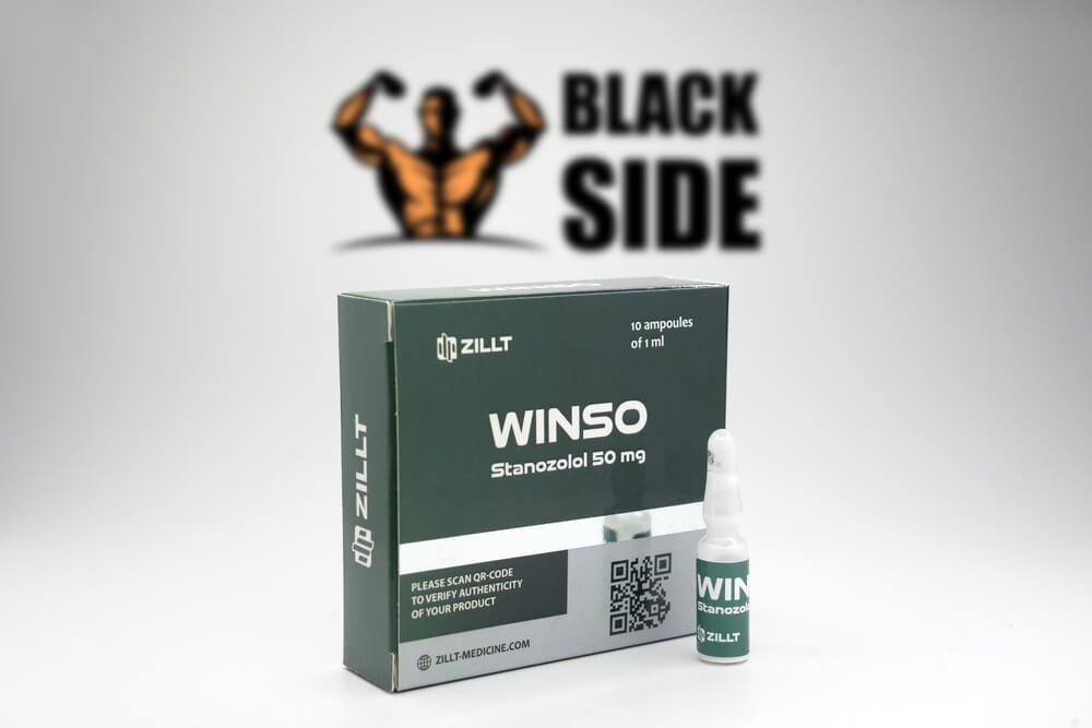 Winso Винстрол Zillt Medicine | 1 ампула/мл - 50 мг/мл - Black Side