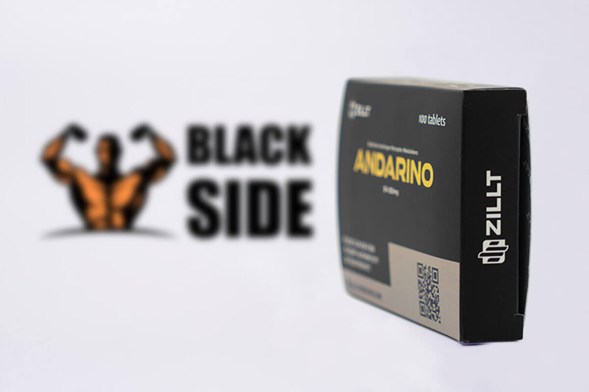 Andarino (S4) Андарин Zillt Medicine | 25 табл - 25 мг/табл - Black Side