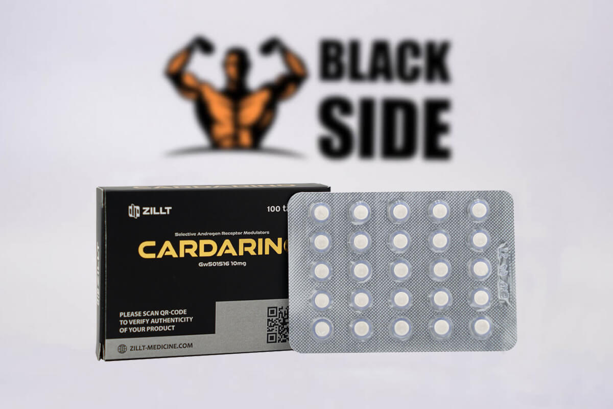 Cardarino (GW501516) Кардарин Zillt Medicine | 25 табл - 10 мг/табл - BlackSide.com.ua Cardarino (GW501516) Кардарин Zillt Medicine | 25 табл - 10 мг/табл - Black Side