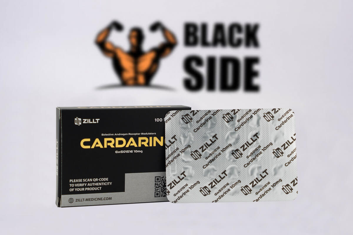 Cardarino (GW501516) Кардарин Zillt Medicine | 25 табл - 10 мг/табл - BlackSide.com.ua Cardarino (GW501516) Кардарин Zillt Medicine | 25 табл - 10 мг/табл - Black Side