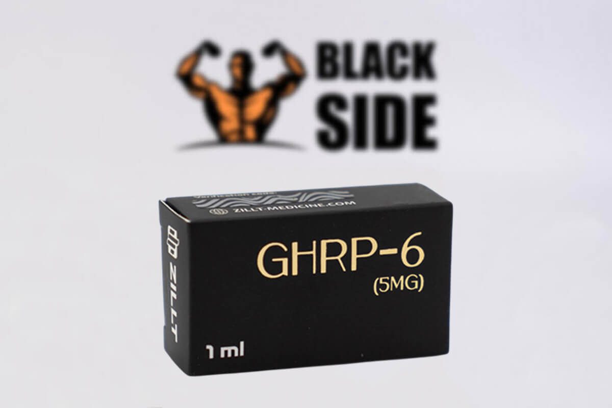 GHRP-6 Пептид Zillt Medicine | 5 мг - Black Side