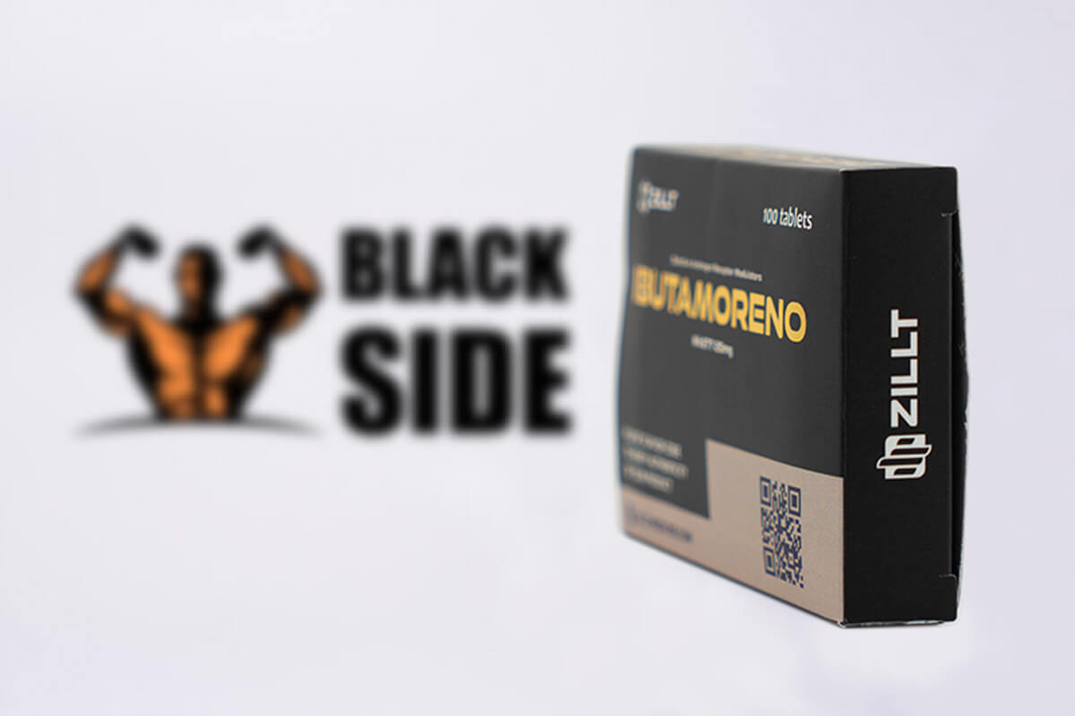 Ibutamoreno (MK677) Ибутаморен Zillt Medicine | 25 табл - 25 мг/табл - Black Side