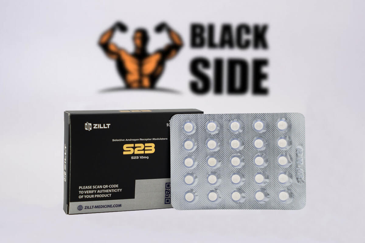 S23 Zillt Medicine | 25 табл - 10 мг/табл - Black Side