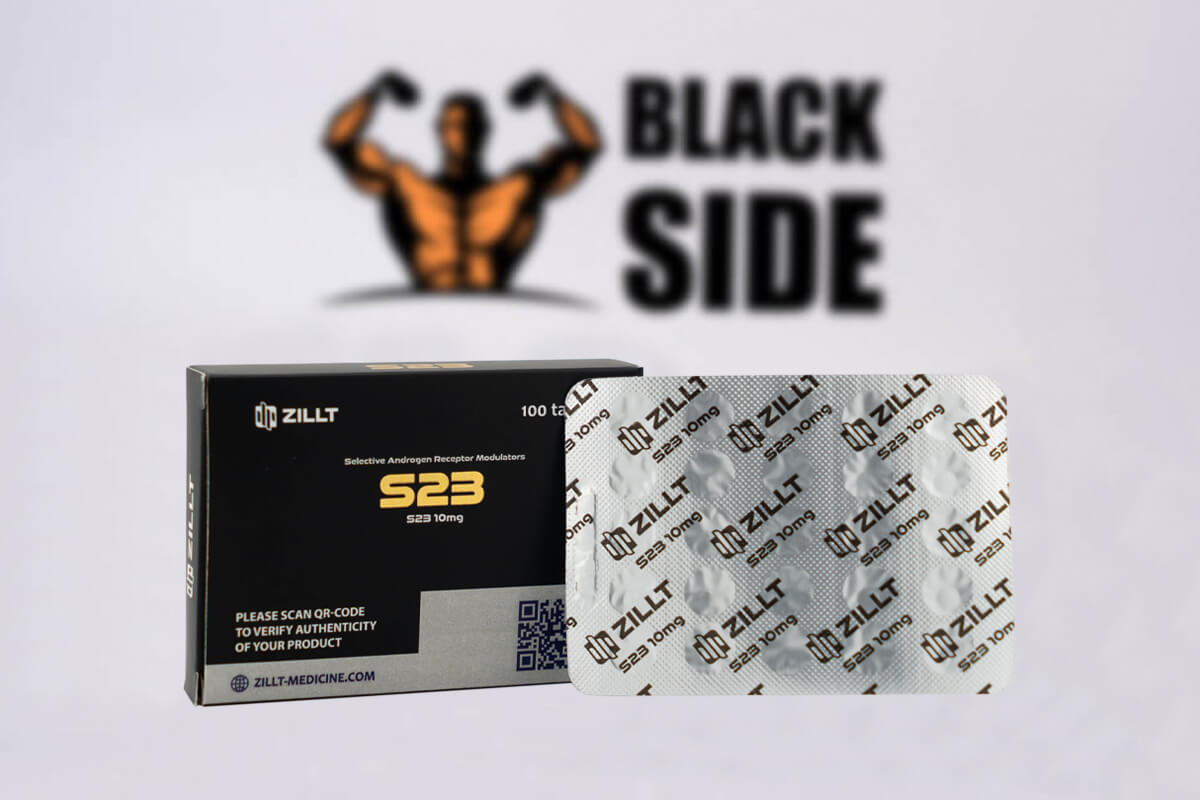 S23 Zillt Medicine | 25 табл - 10 мг/табл - Black Side